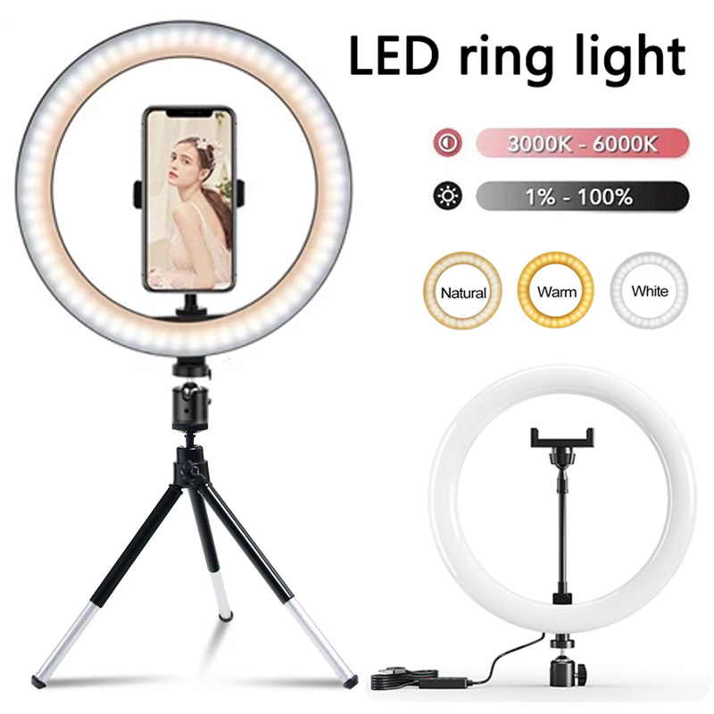 12 inch LED Ring light Photogr - đánh giá và giá Webcam Ring Light