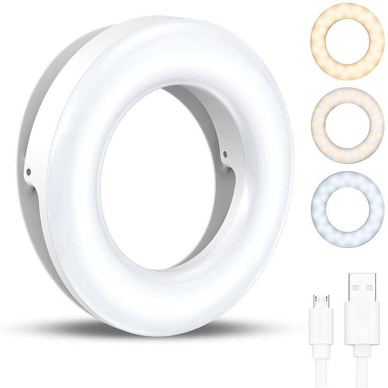Đèn LED Di Động Kẹp Vòng 40 Đè - đánh giá và giá Webcam Ring Light