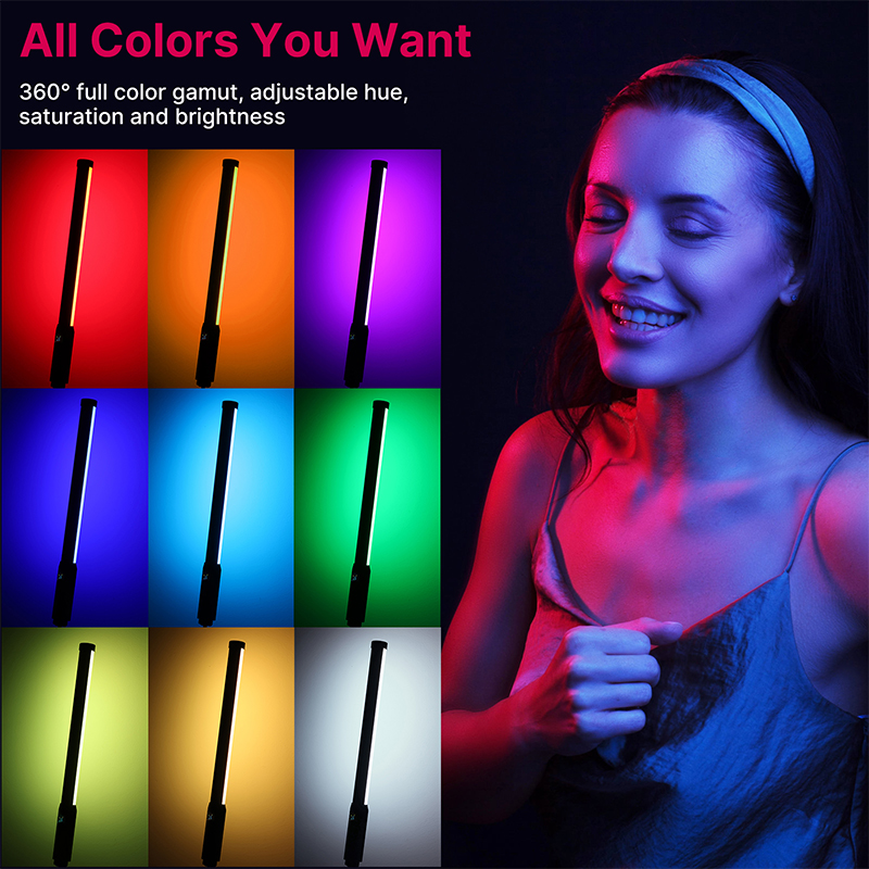 Ulanzi VL119 Cầm Tay RGB Nhiều - đánh giá và giá Webcam Ring Light