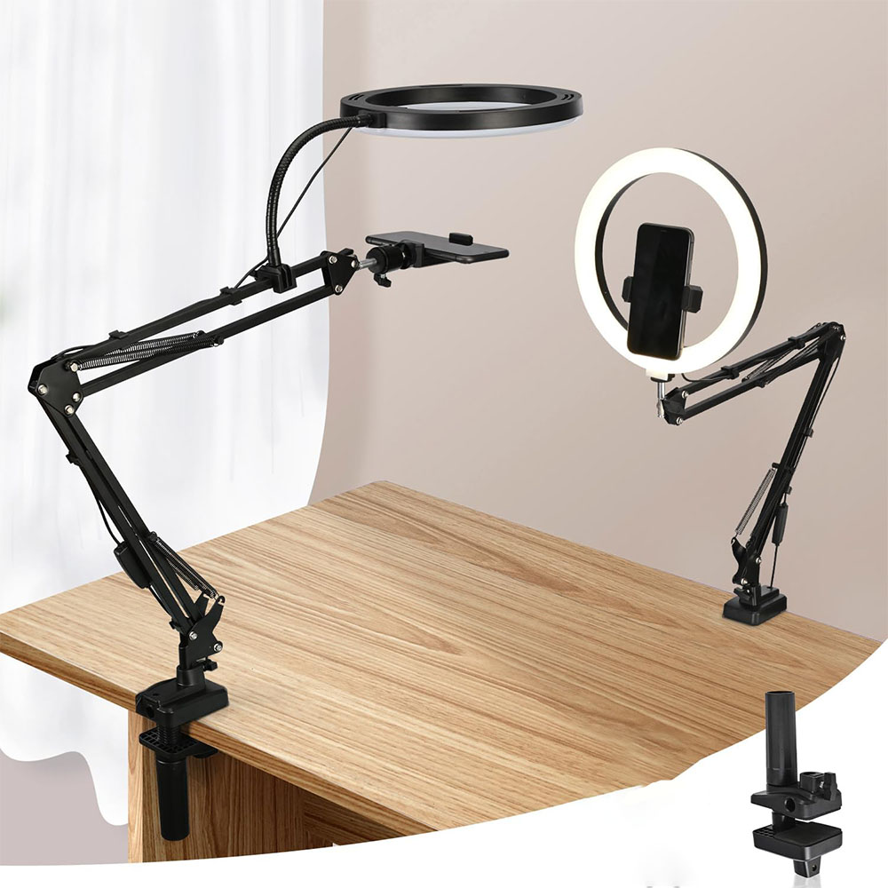 Ring Light with Stand and Phon - đánh giá và giá Webcam Ring Light