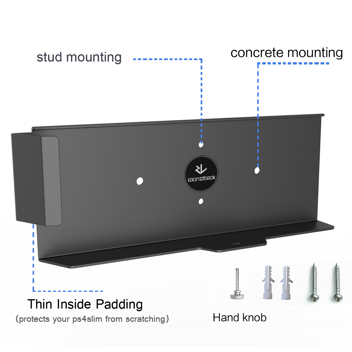 Monzlteck Treo Tường Cho PS4 S - đánh giá và giá Controller Charging Stand
