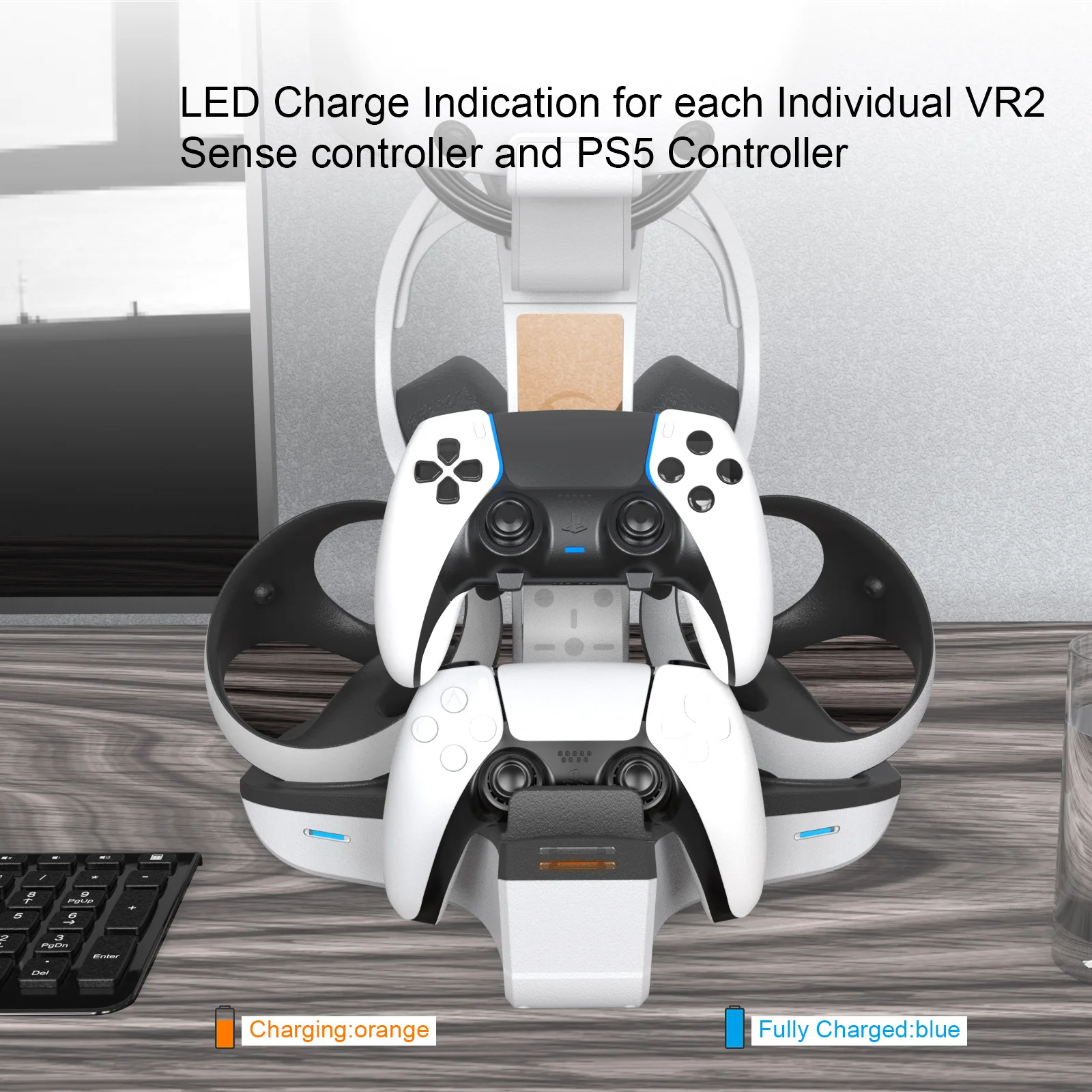 new JYS-P5156 For PS5 VR2 cont - đánh giá và giá Controller Charging Stand
